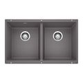 Product Image of Precis SILGRANIT 29" 50/50 Double Bowl Undermount Kitchen Sink - Cinder, 519050