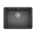 Product Image of Precis SILGRANIT 24" Single Bowl Undermount Kitchen Sink - Anthracite, 522258