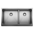 Product Image of Quatrus R15 33" x 19" Apron Kitchen Sink, w/ 1-3/4" Low Divide (Stainless Steel)