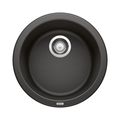 Product Image of Rondo SILGRANIT 18" Dual Mount Bar Sink - Coal Black, 525960