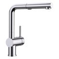 Product Image of Linus Low Arc Pull-Out Dual-Spray Kitchen Faucet - Chrome, 526365