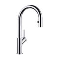 Product Image of Urbena Pull-Down Dual-Spray Kitchen Faucet - Chrome, 526390