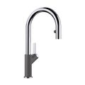 Product Image of Urbena Pull-Down Dual-Spray Kitchen Faucet - Chrome/Cinder, 526395