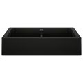 Product Image of Vintera SILGRANIT 33" Double Bowl Apron-Front Farmhouse Sink - Coal Black, 526554