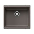 Product Image of Precis SILGRANIT 21" Single Bowl Undermount Kitchen Sink - Volcano Gray, 527414