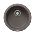Product Image of Rondo SILGRANIT 18" Dual Mount Bar Sink - Volcano Gray, 527416