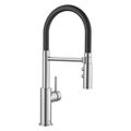 Product Image of Catris Flexo Semi-Pro Dual-Spray Kitchen Faucet, 1.5 GPM - PVD Steel, 402448-BLANCO