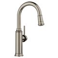Product Image of Empressa Bar Pull-Down Faucet, 1.5 GPM (Stream Only) - Satin Platinum, 443247