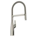 Product Image of Rivana Semi-Pro Pull-Down Dual-Spray Kitchen Faucet, 1.5 GPM - Satin Platinum, 443248
