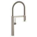 Product Image of Blancoculina II Pull-Down Dual-Spray Kitchen Faucet, 1.5 GPM - Satin Platinum, 443252