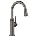 Product Image of Empressa Bar Pull-Down Faucet, 1.5 GPM (Stream Only) - Satin Dark Steel, 443265