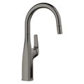 Product Image of Rivana Bar Pull-Down Faucet, 1.5 GPM - Satin Dark Steel, 443268