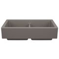 Product Image of Vintera SILGRANIT 33" Equal Double Bowl Apron Sink - Volcano Gray, 527418