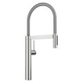 Product Image of Blancoculina II Pull-Down Dual-Spray Kitchen Faucet, 1.5 GPM - PVD Steel, 527472