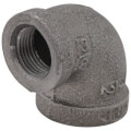 Product Image of 1/2" x 3/8" Black 90-Degree Reducing Elbow
