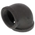 Product Image of 2-1/2" x 2" Black 90° Reducing Elbow