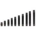 Product Image of 1-1/2" Sch 80 Heavy Duty Black Nipple Set (Close to 6" Length)
