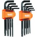 Product Image of 22 Piece Long Ball End Hex Key Set, SAE/Metric