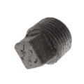 Product Image of 1/2" Black Solid Plug