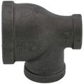 Product Image of 1-1/4" x 1/2" x 3/4" Black Reducing Tee