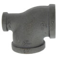 Product Image of 1-1/4" x 1/2" x 1-1/4" Black Reducing Tee