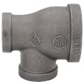 Product Image of 1-1/4" x 3/4" x 3/4" Black Reducing Tee
