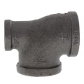 Product Image of 1-1/4" x 3/4" x 1-1/4" Black Reducing Tee