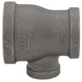 Product Image of 1-1/4" x 1" x 1/2" Black Reducing Tee