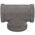 Product Image of 1-1/4" x 1-1/4" x 1-1/2" Black Reducing Tee