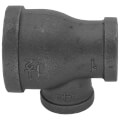 Product Image of 1-1/2" x 1" x 3/4" Black Reducing Tee