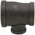 Product Image of 1-1/2" x 1-1/4" x 3/4" Black Reducing Tee