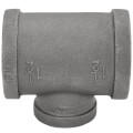 Product Image of 1-1/2" x 1-1/2" x 1" Black Reducing Tee