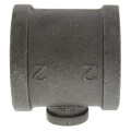 Product Image of 2" x 2" x 1/2" Black Reducing Tee