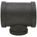 Product Image of 2" x 2" x 1-1/4" Black Reducing Tee