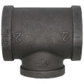 Product Image of 2" x 2" x 1-1/2" Black Reducing Tee