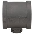 Product Image of 2-1/2" x 2-1/2" x 3/4" Black Reducing Tee
