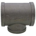 Product Image of 3" x 3" x 2-1/2" Black Reducing Tee