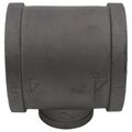 Product Image of 4" x 4" x 2" Black Reducing Tee