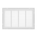 Product Image of 20" x 12" (Wall Opening Size) Sidewall/Ceiling Return Air Filter Grille w/ 1/2" Fin Spacing (White)
