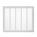Product Image of 25" x 20" (Wall Opening Size) Sidewall/Ceiling Return Air Filter Grille w/ 1/2" Fin Spacing (White)
