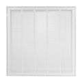 Product Image of 25" x 25" (Wall Opening Size) Sidewall/Ceiling Return Air Filter Grille w/ 1/3" Fin Spacing (White)