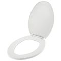 Product Image of Standard Plastic Elongated Toilet Seat (White)