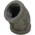 Product Image of 3/4" Black 45° Elbow