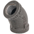 Product Image of 3/8" Black 45° Elbow