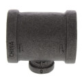 Product Image of 1" x 1" x 3/8" Black Reducing Tee