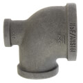 Product Image of 1-1/2" x 1/2" x 1" Black Reducing Tee