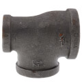 Product Image of 1-1/2" x 1" x 1-1/4" Black Reducing Tee