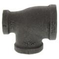 Product Image of 2" x 1-1/4" x 1-1/2" Black Reducing Tee