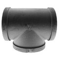 Product Image of 4" x 4" x 1-1/2" Black Reducing Tee