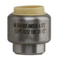 Product Image of 1/2" CTS 304 Stainless Steel Push-Fit Cap (Lead Free)